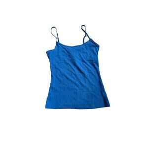 Divided H&M dark blue tank top with chest lining, size 4
